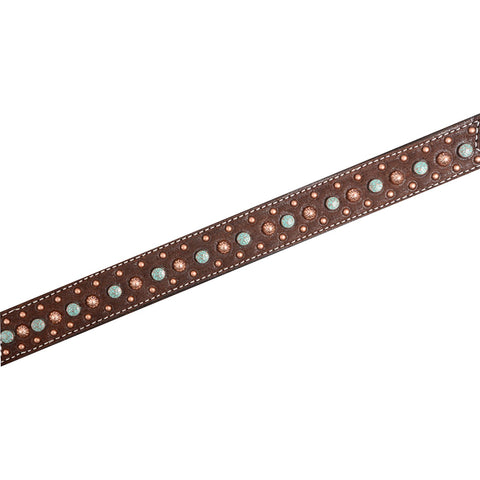 Martin Saddlery® Breast Collar with Floral Spot Dots - 1 1/2"