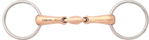 JP by Korsteel® Oval Mouth Copper Loose Ring Snaffle Bit