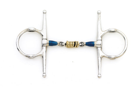 Centaur® Blue Steel Double-Jointed Disc Full Cheek Gag