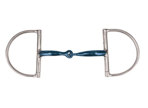 JP by Korsteel® Blue Steel Single-Jointed D-Ring Bit