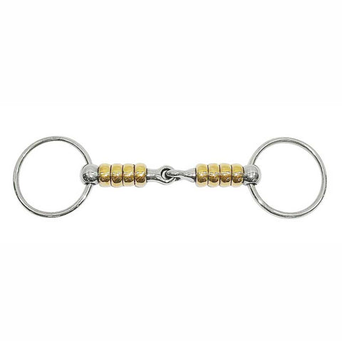 Metalab Magic System™ with Cherry Roller Loose Ring Snaffle Bit