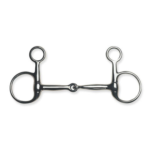 Metalab Baucher Jointed Eggbutt Snaffle Bit