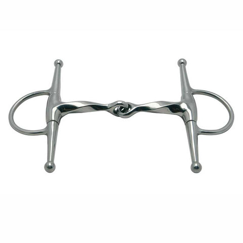 Metalab Twisted Full Cheek Snaffle Bit
