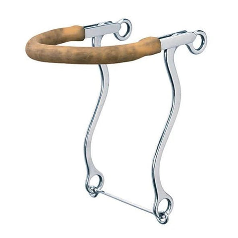 Weaver Leather® Western Hackamore with Gum Rubber-Covered Bike Chain Noseband