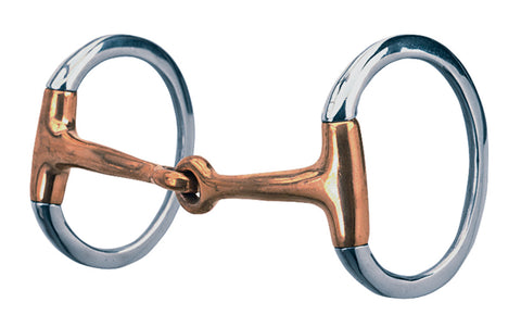 Weaver Leather® Eggbutt Snaffle Bit, 5" Copper-Plated Mouth