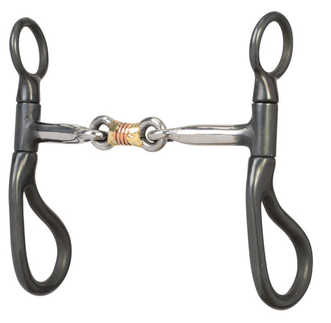 Weaver Leather® All-Purpose Bit with 5" Three-Piece Snaffle Mouth with Copper Inlay