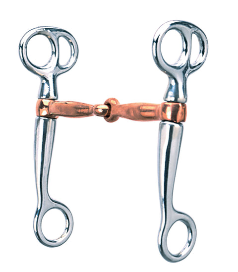 Weaver Leather® Chrome-Plated Tom Thumb Bit, 5" Copper-Plated Mouth, 6" Cheeks