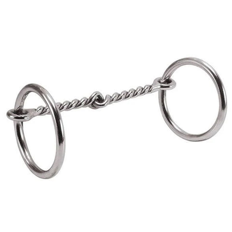 Weaver Leather® Pony Ring Snaffle Bit, 4 1/2" Single Twisted Wire Mouth