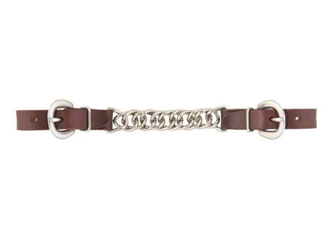 Weaver Leather® Working Tack 4 1/2" Single Flat-Link Chain & Harness Leather Curb Strap