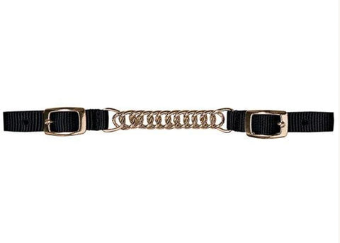 Weaver Leather® Nylon Curb Strap with 4 1/2" Flat-Link Chain