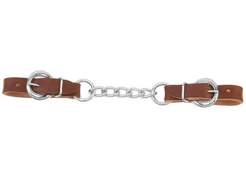 Weaver Leather® Heavy-Duty Single-Chain & Leather Curb Strap