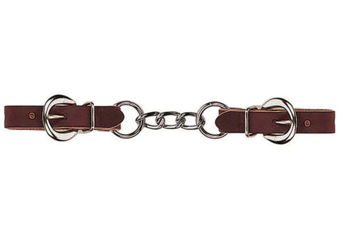 Weaver Leather® Latigo Leather 3 1/2" Single-Chain & Leather Curb Strap