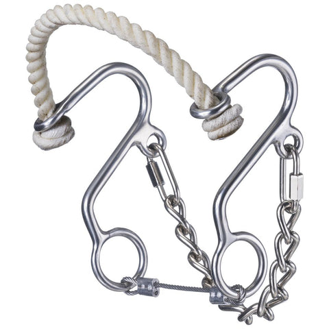 Tough1® Miniature S Hackamore with Rope Nose