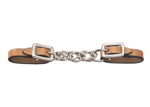 Tough1® Miniature Leather Curb Chain