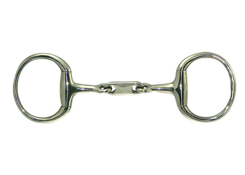 Dr. Bristol Stainless Steel Eggbutt Snaffle Bit, 5 1/2" Mouth