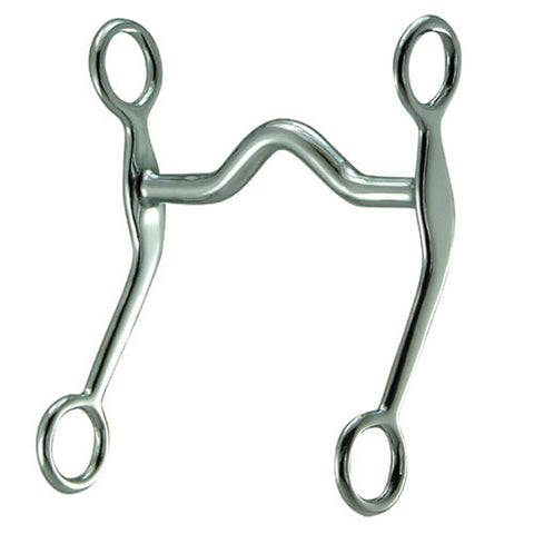 Coronet Quarter Horse Malleable Iron Medium-Port Curb Bit, 5" Mouth