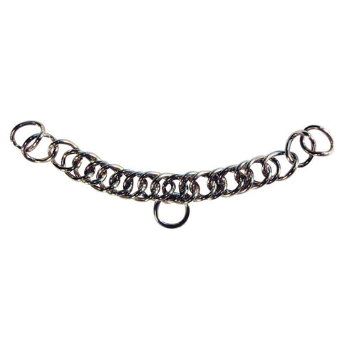 English Stainless Steel Double-Link Curb Chain