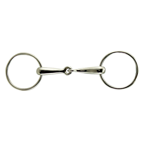 Stainless Steel Thick Hollow Mouth Loose Ring Snaffle Bit