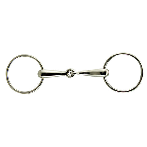 Stainless Steel Thick Hollow Mouth Loose Ring Snaffle Bit