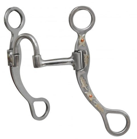 Showman® Medium Swivel Port Mouth Western Bit