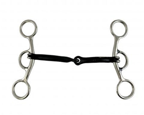 Showman® Stainless Steel Broken Mouth Sweet Iron Bit