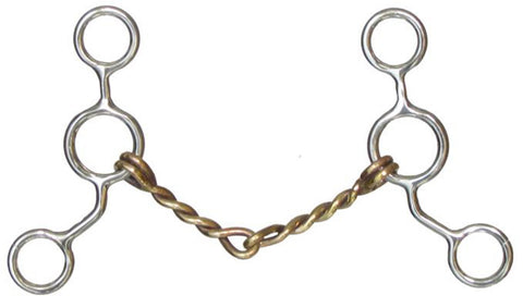 Showman® Stainless Steel JR Cow Horse Bit