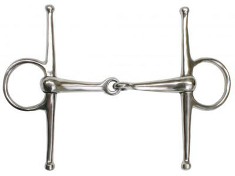 Showman® Stainless Steel Full Cheek Snaffle Bit