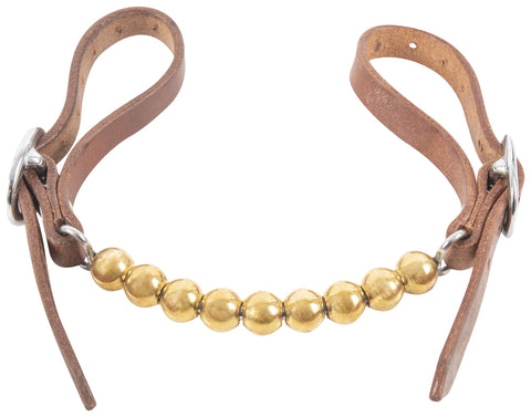 Martin Saddlery® Brass Ball Curb Strap