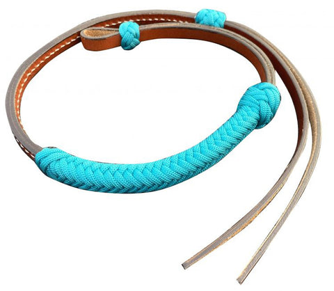 Showman® Medium Leather Over & Under Whip with Nylon-Wrapped Accent