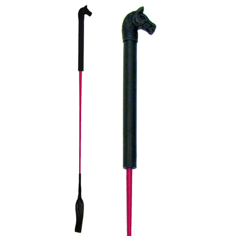 Horsehead-Handle Crop, Red