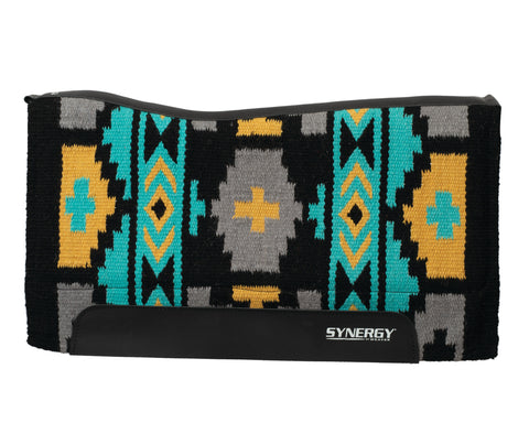 Weaver Leather® Contoured Woven Wool Top, Foam & Felt Western Saddle Pad