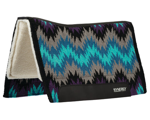 Weaver Leather® Contoured Woven Wool Top, Foam & Felt Western Saddle Pad