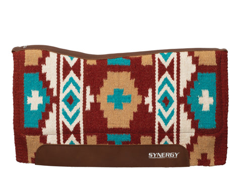 Weaver Leather® Contoured Woven Wool Top, Foam & Felt Western Saddle Pad
