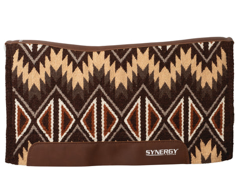 Weaver Leather® Contoured Woven Wool Top, Foam & Felt Western Saddle Pad