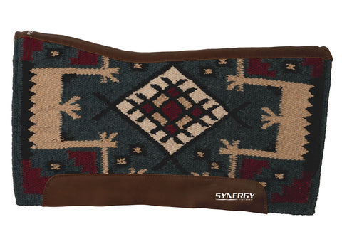 Weaver Leather® Contoured Woven Wool Top, Foam & Felt Western Saddle Pad