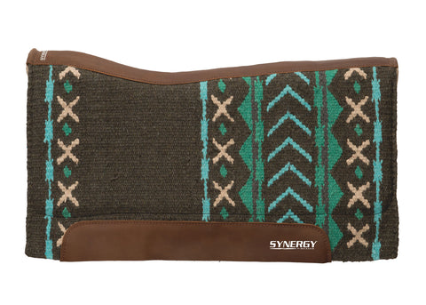 Weaver Leather® Contoured Woven Wool Top, Foam & Felt Western Saddle Pad