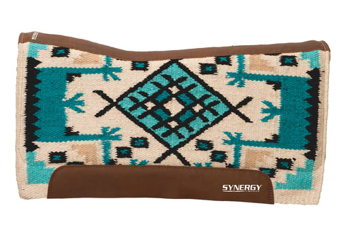 Weaver Leather® Contoured Woven Wool Top, Foam & Felt Western Saddle Pad