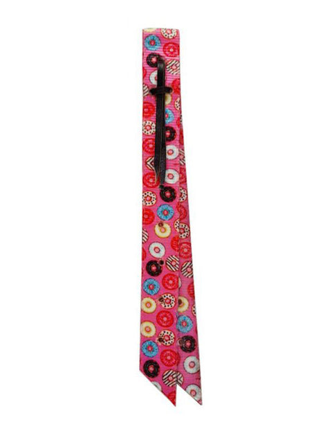 Showman® Pony Premium Quality Doughnut-Print Nylon Off Billet