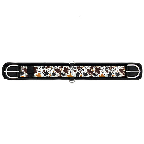 Showman® Cow-Print Neoprene-Bottom Girth