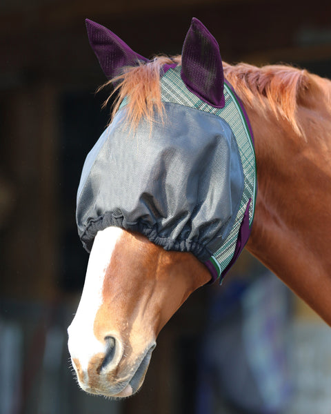 Kensington™ UViator Dartless Fly Mask with Web Trim, Soft Ears & Forelock Opening