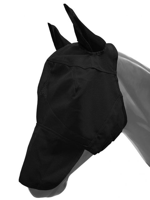 Showman® Long Nose Mesh Rip-Resistant Fly Mask with Ears