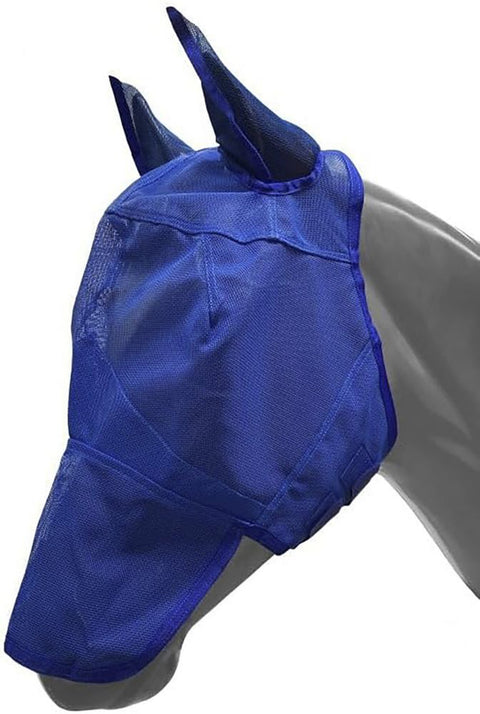Showman® Long Nose Mesh Rip-Resistant Fly Mask with Ears