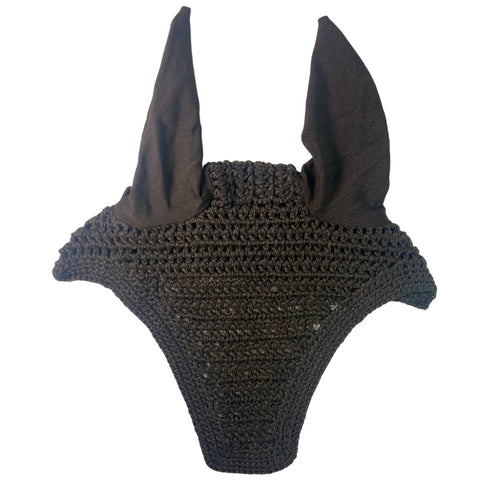 Square-Cut Fly Veil with Ears