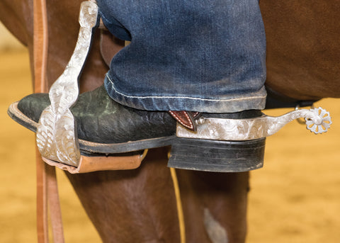 Metalab Anti-Slip Rubber Comfort - Reining Large Spurs