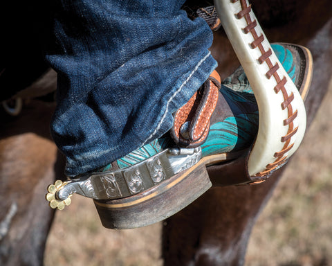 Metalab Anti-Slip Rubber Comfort - Roping Large Spurs