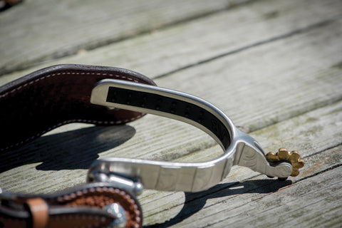 Metalab Anti-Slip Rubber Comfort - Roping Medium Spurs