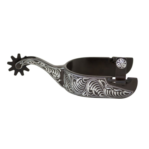 Metalab Floral Engraved Show Spurs