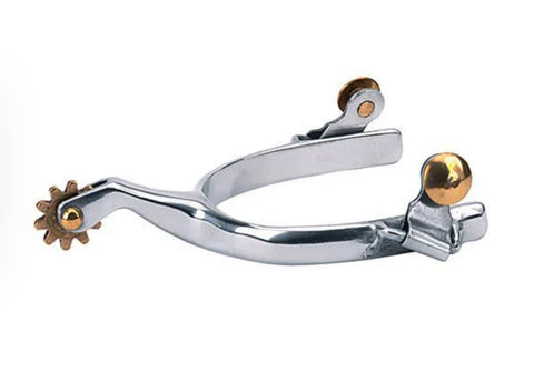 Weaver Leather® Men’s Roping Spurs with Plain Band