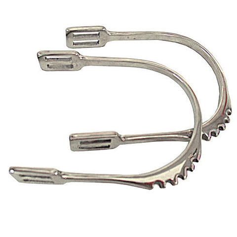 LeSpur Men’s 4-Teeth Stainless Steel Spurs