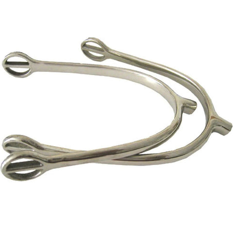 Coronet™ Children’s Tom Thumb Stainless Steel English Spurs, Round End